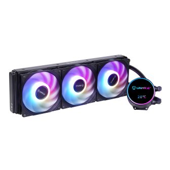 UNYKAch AQUASTORM NEO 360 CPU Liquid Cooler Kit 12 cm Black