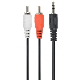 Gembird Cabo de Áudio MJACK RCA M/M 5 m (CCA-458-5M)