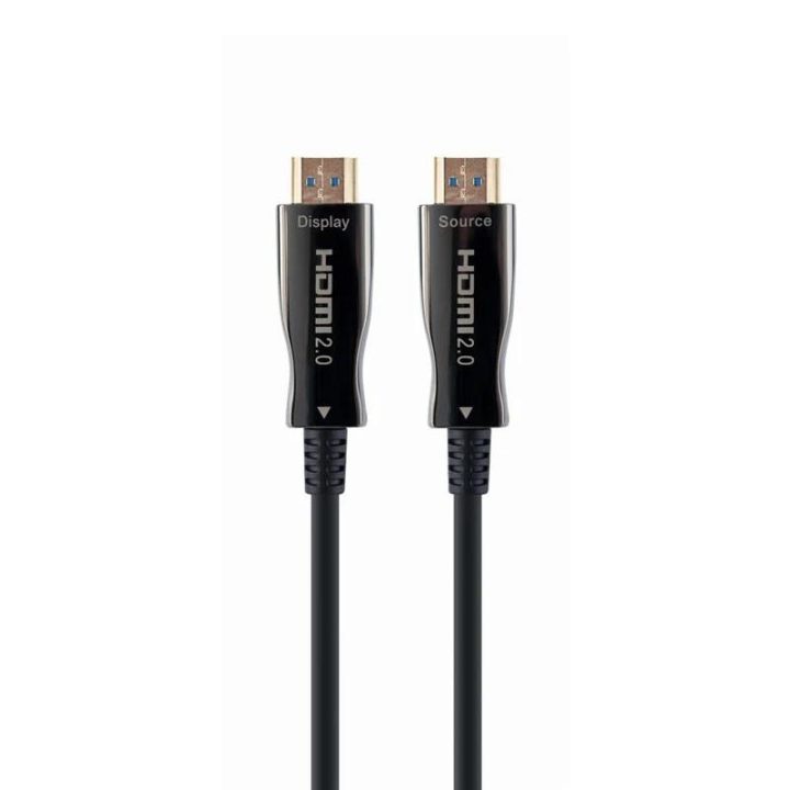 Gembird CCBP-HDMI-AOC-30M-02 HDMI cable HDMI Type A (Standard) Black