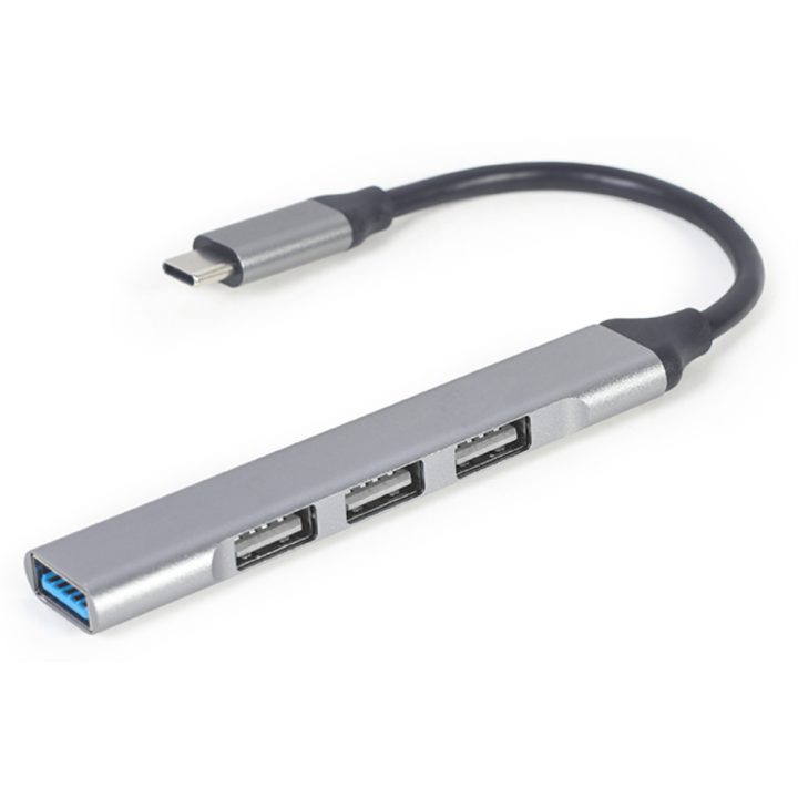Gembird Hub USB-C 4P, USB 3.0 x 1 + USB 2.0 x 3 (UHB-CM-U3P1U2P3-03)