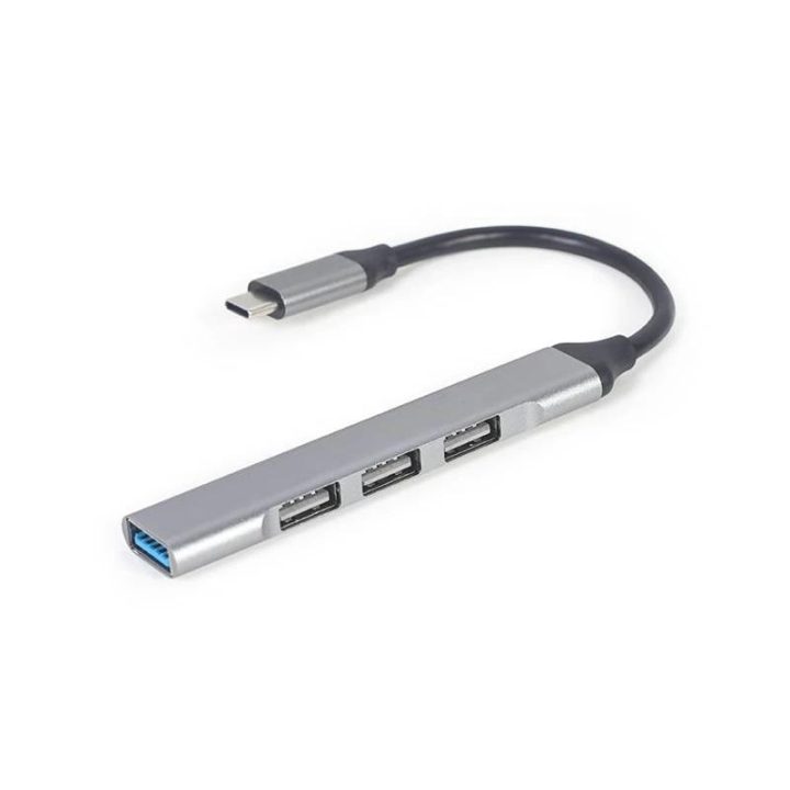 Gembird Hub USB-C 4P, USB 3.0 x 1 + USB 2.0 x 3 (UHB-CM-U3P1U2P3-03)