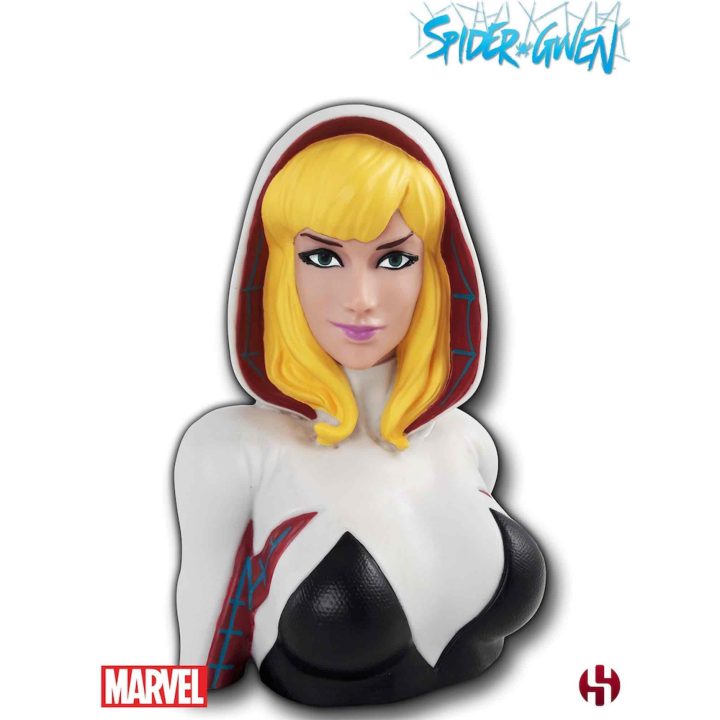 Semic Studios Marvel Spider-Man Spider-Gwen Deluxe Piggy Bank Figure…