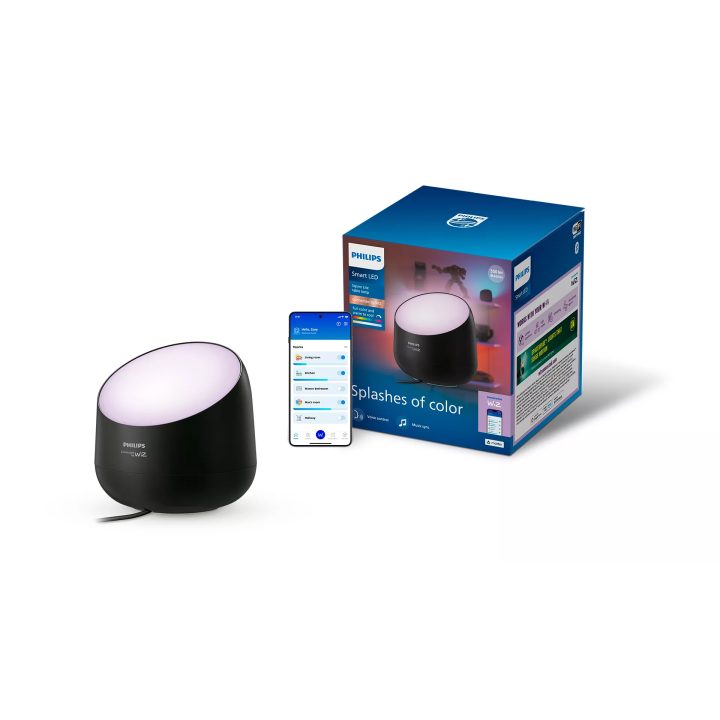 Philips Squire Lite LED Table Lamp, Black