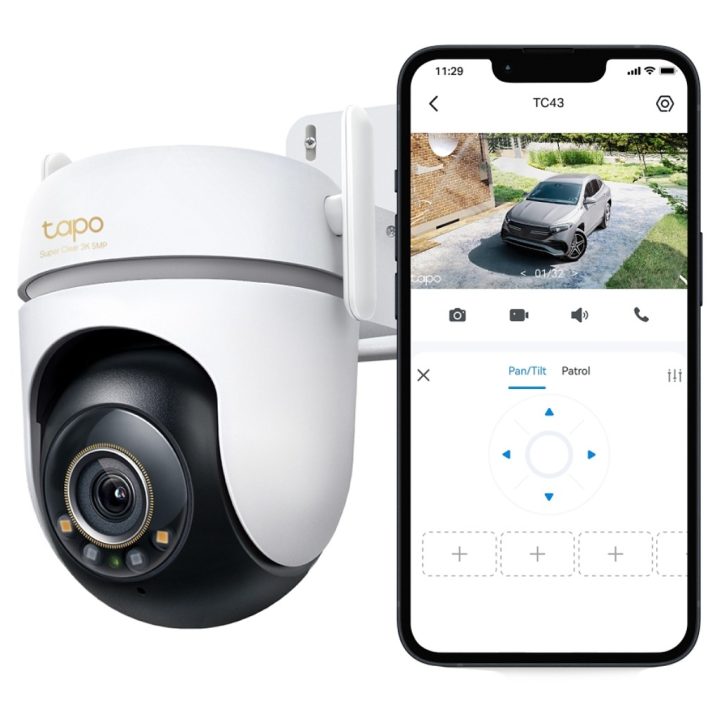 TP-Link Tapo TC43(EU) V2 PTZ Indoor/Outdoor IP Security Camera 2880 x…