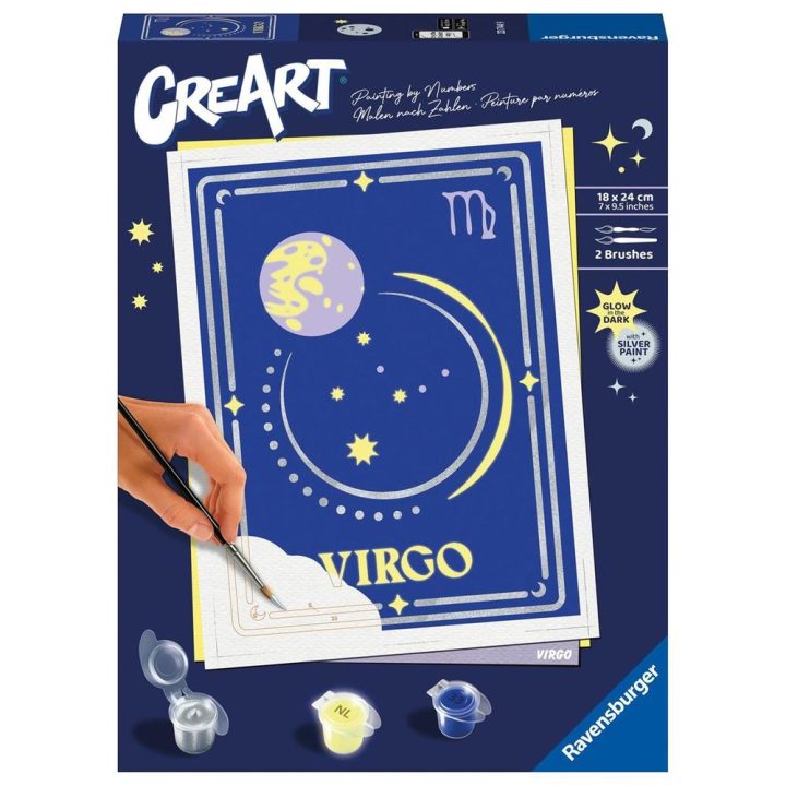 Kit de pintura por números Ravensburger CreArt série Trend D Zodiac…
