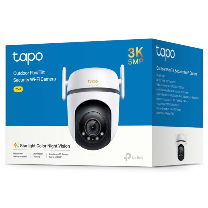 TP-Link Tapo TC43(EU) V2 Esférica Câmera de segurança IP Interior e…