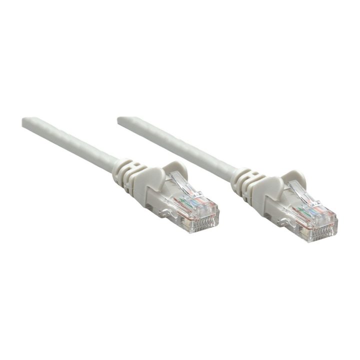 Intellinet RJ-45 M/M, 10m cable de red Gris Cat6 U/UTP (UTP)