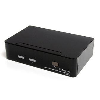 StarTech.com Conmutador Switch KVM - 2 puertos USB 2.0 - Audio Vídeo…