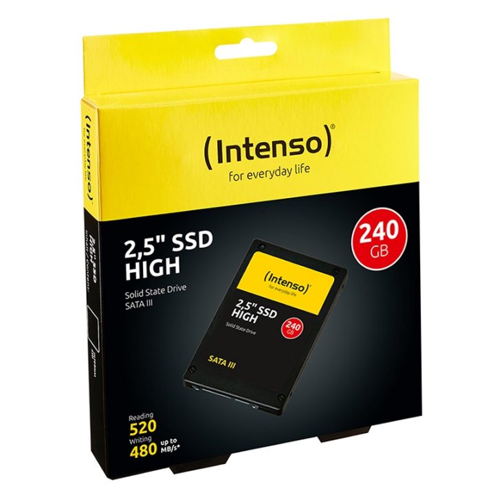 Intenso High 240GB 2.5-inch SATA3 Internal Solid State Drive SSD…