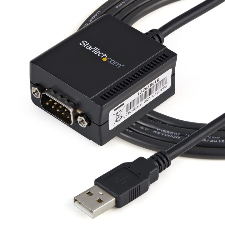 StarTech.com 1-Port FTDI USB to Serial Cable 1.8m - USB to RS232…