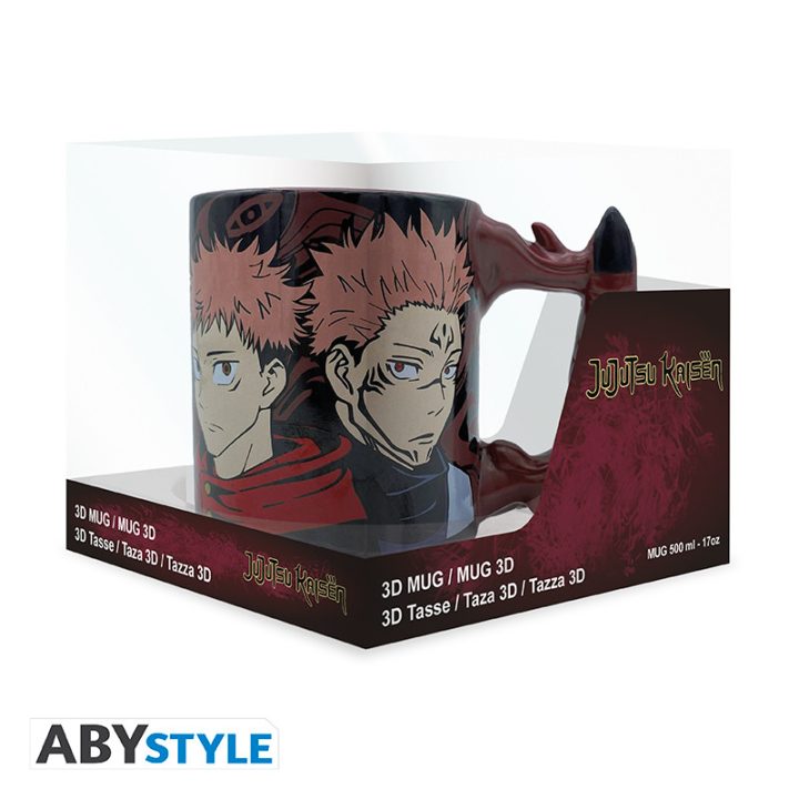 Caneca 3D ABYstyle Jujutsu Kaisen dedo de Sukuna (ABYMUGA458)