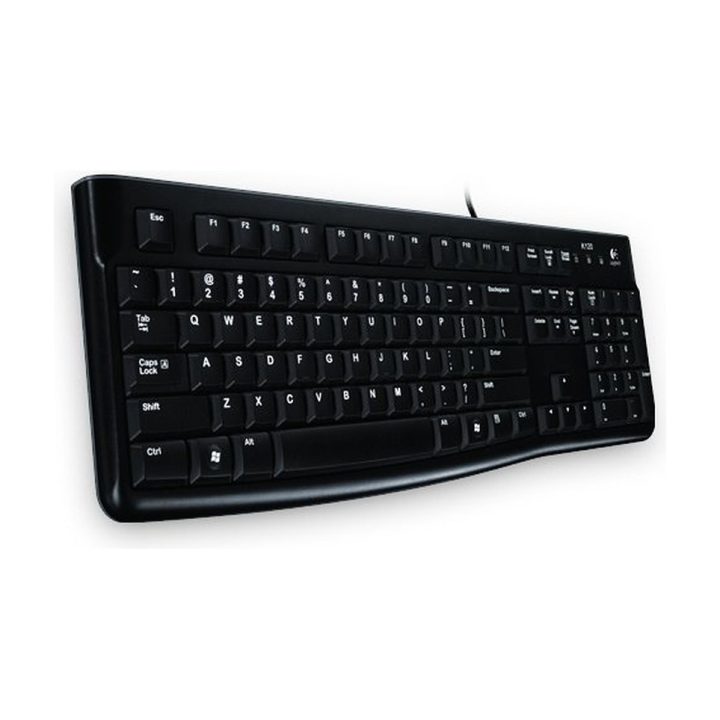 Logitech K120 for Business Universal USB QWERTY Spanish Keyboard Black