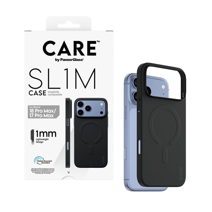 PanzerGlass CARE™ by ® SL1M Case Black w. MagSafe iPhone 18 Pro Max |…