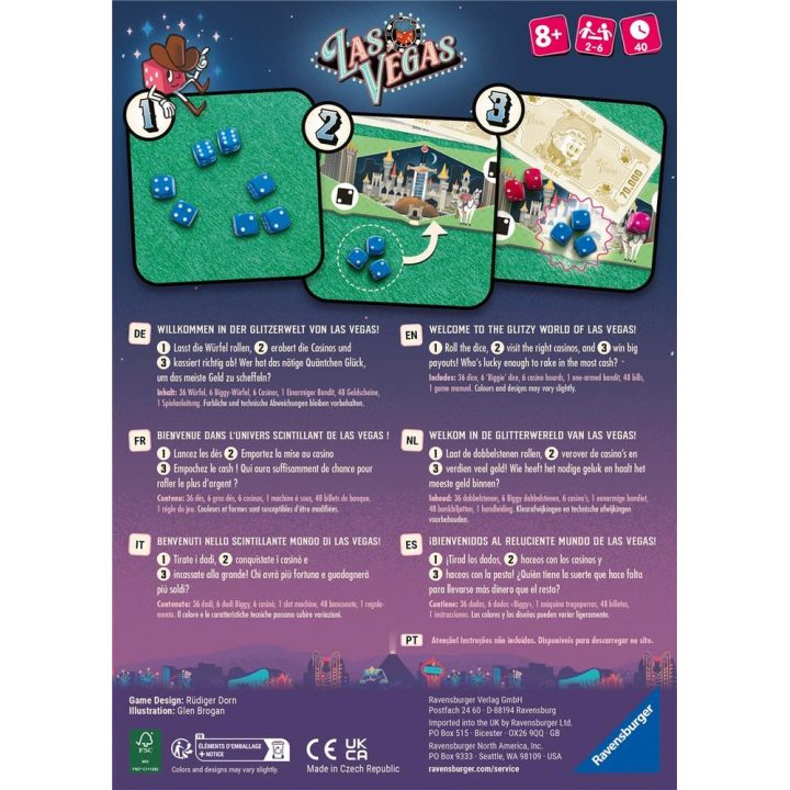Ravensburger Jogo de mesa Las Vegas (24903)