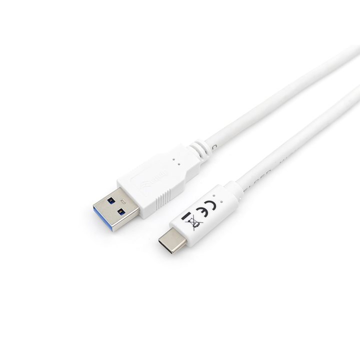 Equip 128363 Cable USB 3.2 Gen 1 C a A, M/M, 1,0m, 5Gbps, Blanco