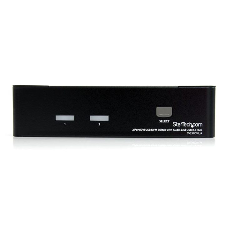 StarTech.com KVM Switch - 2-Port USB 2.0 - Audio Video DVI