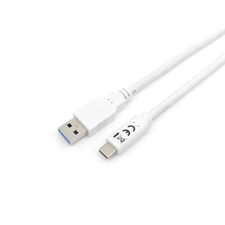 Equip 128363 Cable USB 3.2 Gen 1 C a A, M/M, 1,0m, 5Gbps, Blanco