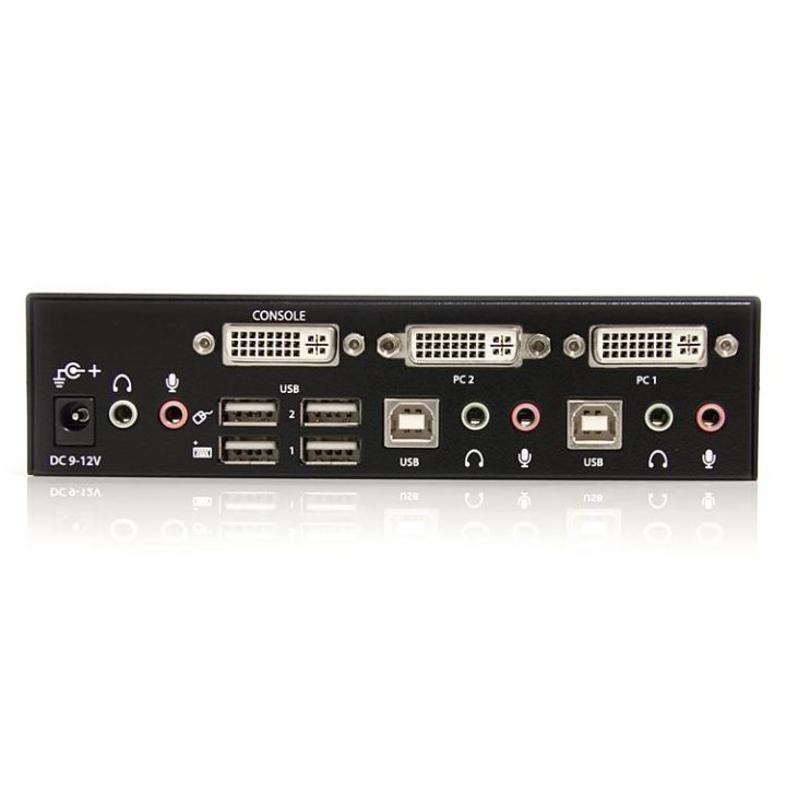StarTech.com KVM Switch - 2-Port USB 2.0 - Audio Video DVI