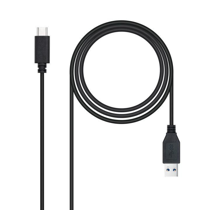 Nanocable Cable USB 3.1, Gen2 10 Gbps 3A, tipo USB-C/M-A/M, Blanco, 2…