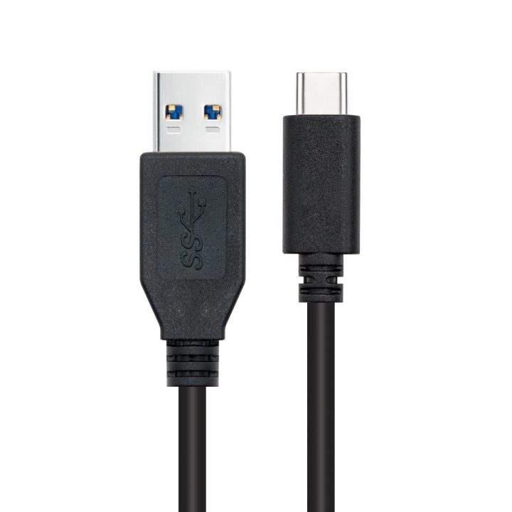 Nanocable Cable USB 3.1, Gen2 10 Gbps 3A, tipo USB-C/M-A/M, Blanco, 2…