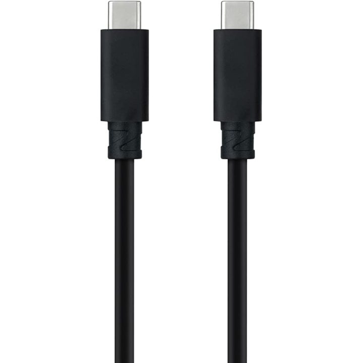 Nanocable USB 3.1 Gen2 10Gbps 5A Cable, 4K/60Hz, USB-C/M-USB-C/M…