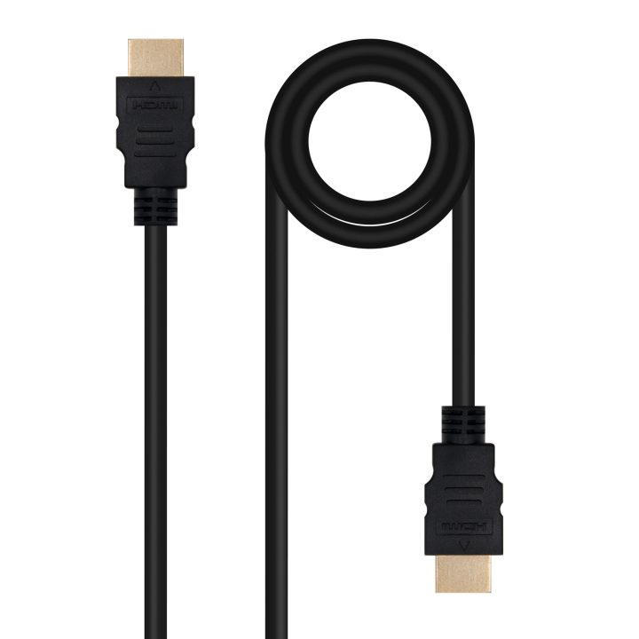 Nanocable HDMI Cable V2.0 4K@60Hz 18Gbps A/M-A/M, 1 m, Black