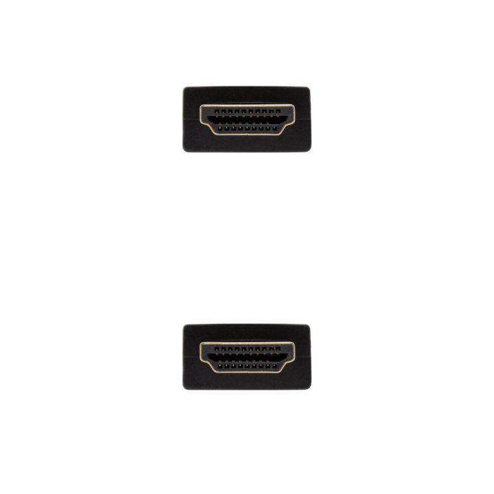 Nanocable Cable HDMI V2.0 4K@60Hz 18Gbps A/M-A/M, 1 m, Negro