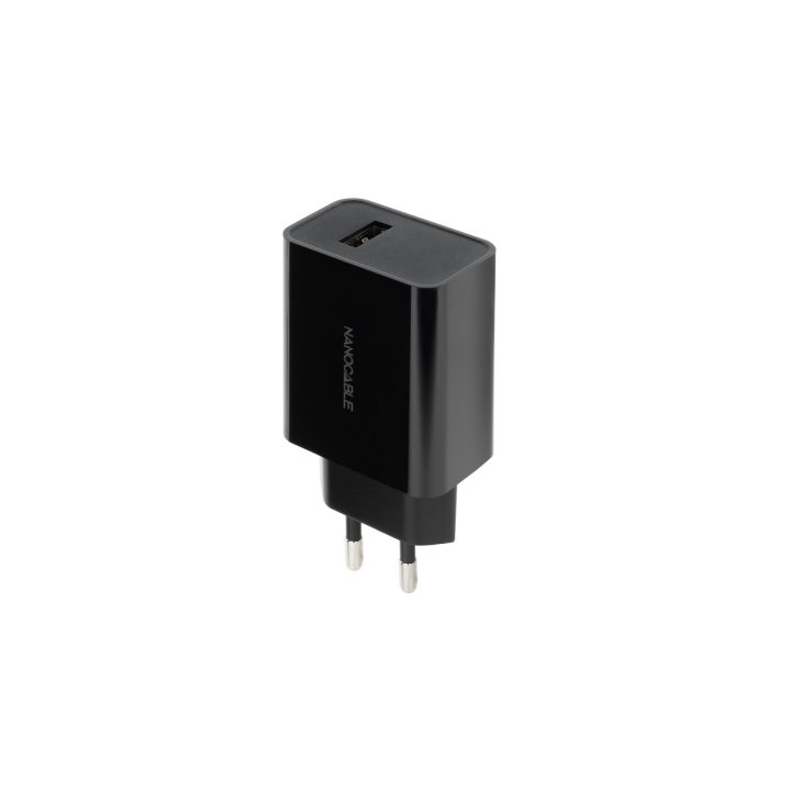Nanocable Carregador USB, 5V/2.1A, Branco