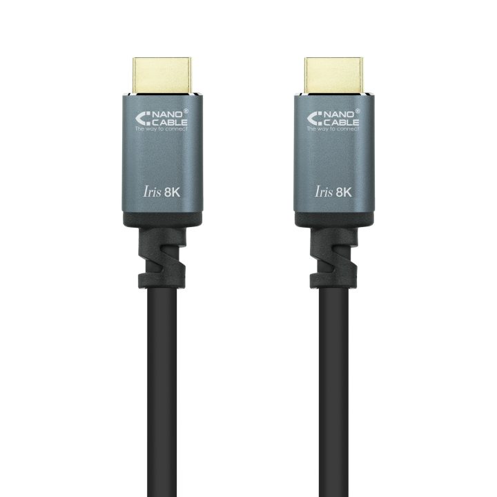 Nanocable Cable HDMI 2.1 IRIS 8K A/M-A/M, Negro, 5 Metros