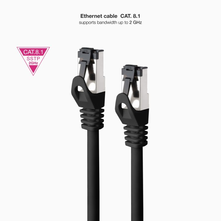 Nanocable Cabo de Rede Patch Cord Cat.8.1 2GHz LSZH SSTP AWG26, Azul…