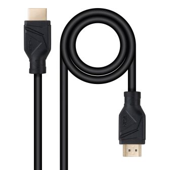 Nanocable HDMI Cable V2.1 8K@60Hz 48Gbps CCS, A/M-A/M, Black, 0.5 m