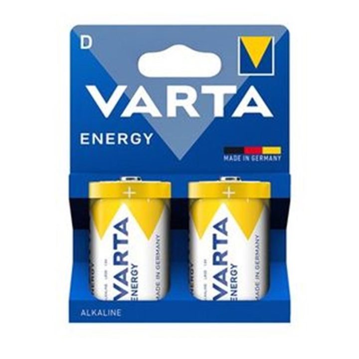 Varta Energy Alkaline LR20 D-2 Batteries Blister (04120229422)