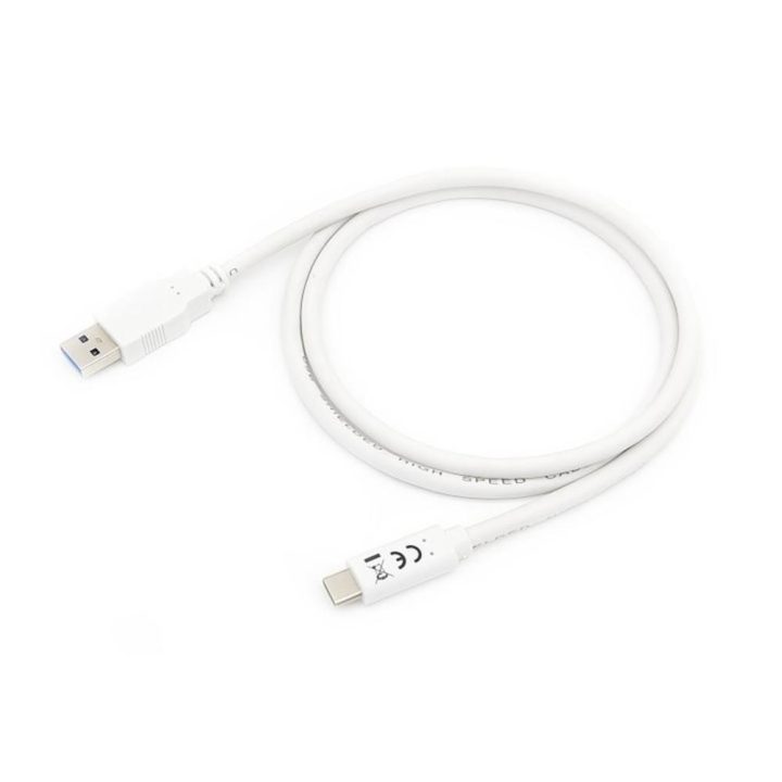 Equip 128363 USB 3.2 Gen 1 C to A Cable, M/M, 1.0m, 5Gbps, White