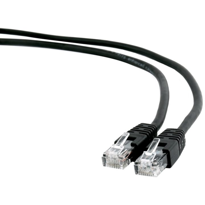 Gembird Cat.6 UTP Patch Cable 1 m Black (PP6U-1M/BK)