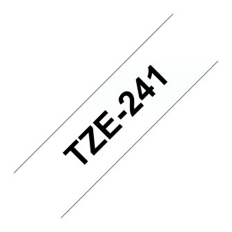 Brother TZE-241 cinta para impresora de etiquetas Negro sobre blanco