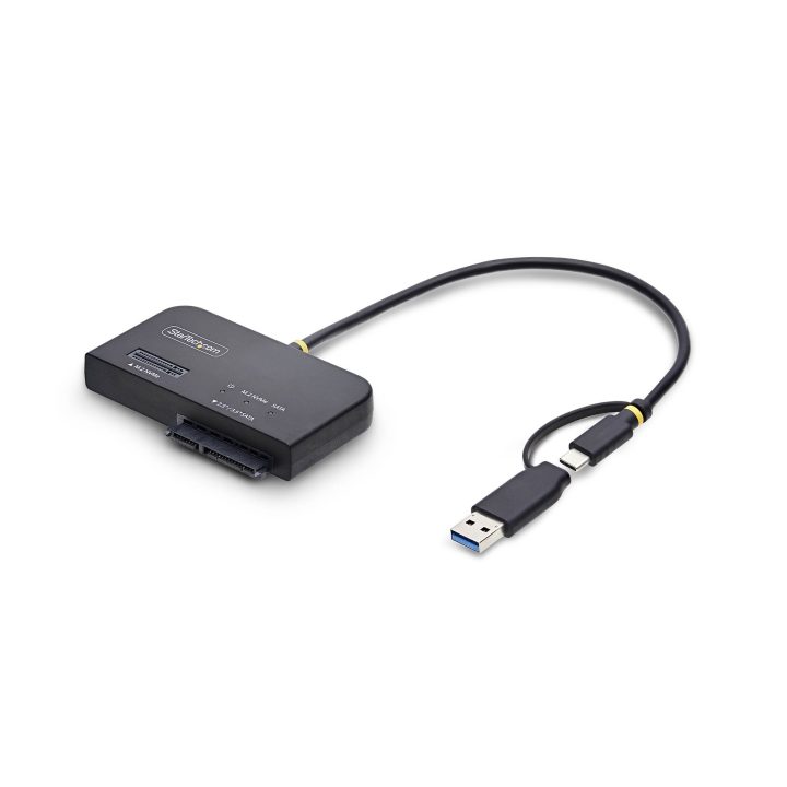 StarTech.com Adaptador USB-C/USB-A a NVMe M.2 y SATA 2.5/3.5in 10Gbps…