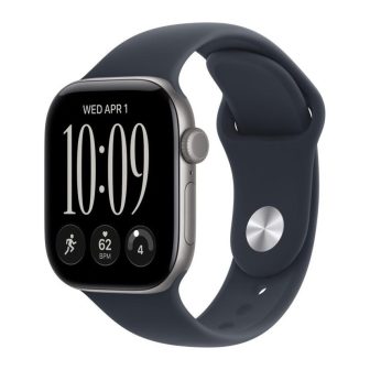 Apple Watch S12 GPS 42mm Smartwatch, Space Gray Aluminum Case with…