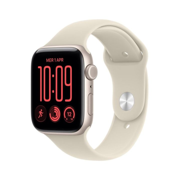 Apple Watch SE 3 GPS + Cellular 44mm Starlight Aluminum Case with…