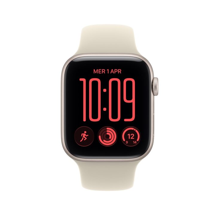 Apple Watch SE 3 GPS + Cellular 44mm Starlight Aluminum Case with…
