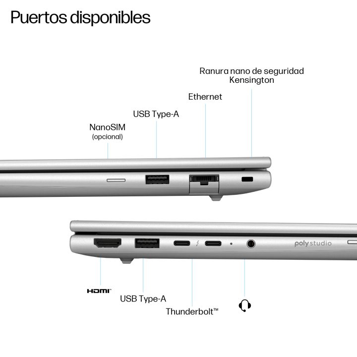 HP EliteBook 6 G1i Intel Core Ultra 5 225U 16 GB 512 GB SSD 14"…