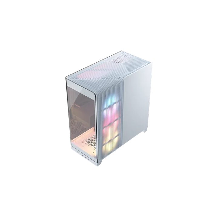 Corsair 4500X LX-R RGB Tempered Glass Mid-Tower, White Midi Tower…