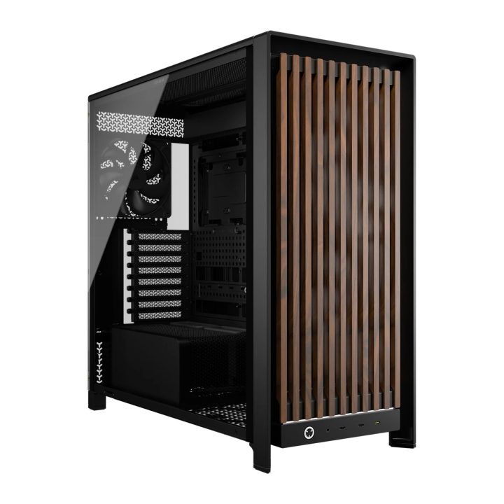 Corsair FRAME 5000D WOOD RS Midi Tower Black, Walnut (CC-9011353-WW)