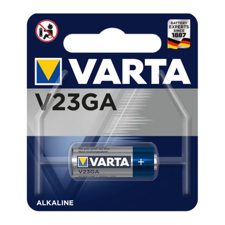 Varta Alkaline V23GA 12V Battery Blister Pack