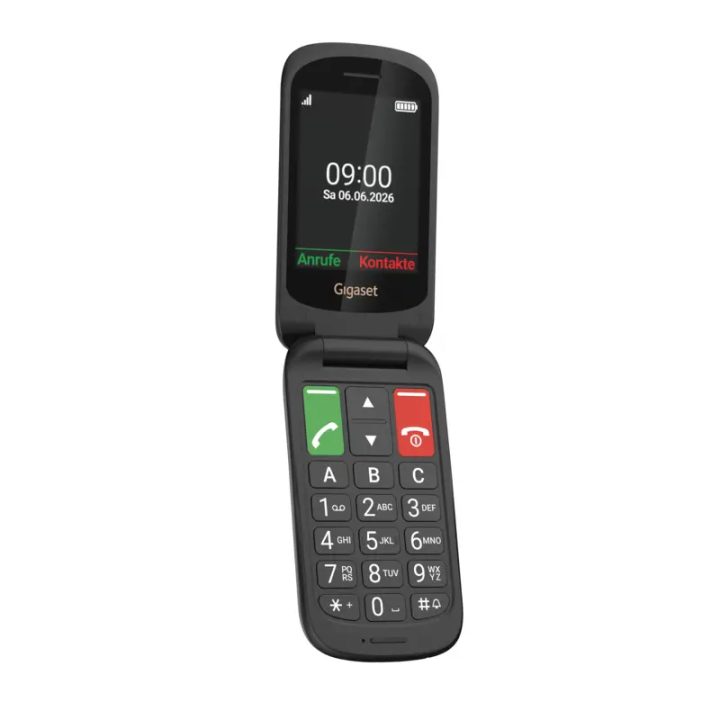 Gigaset GL40 2.8" 88 g Black Senior Phone (S30853-H1255-R101)
