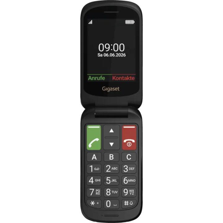 Gigaset GL40 2.8" 88 g Black Senior Phone (S30853-H1255-R101)