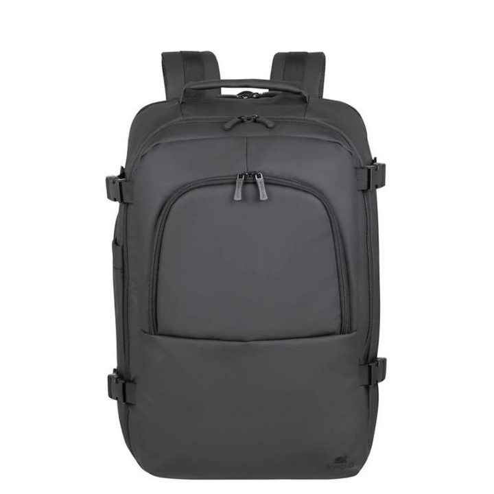 RIVACASE 8465 Tegel ECO negro coated mochila portá (8465 Black ECO)