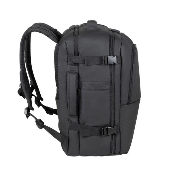RIVACASE 8465 Tegel ECO black coated laptop backpack (8465 Black ECO)