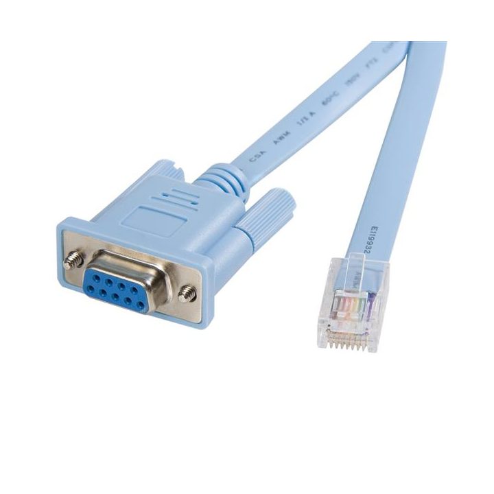 StarTech.com 1.8m Router Management Console Cable Cisco RJ45 to DB9…
