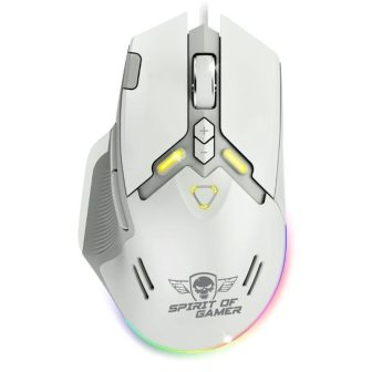 Spirit of Gamer Elite M60 White RGB Mouse (S-EM60WT)