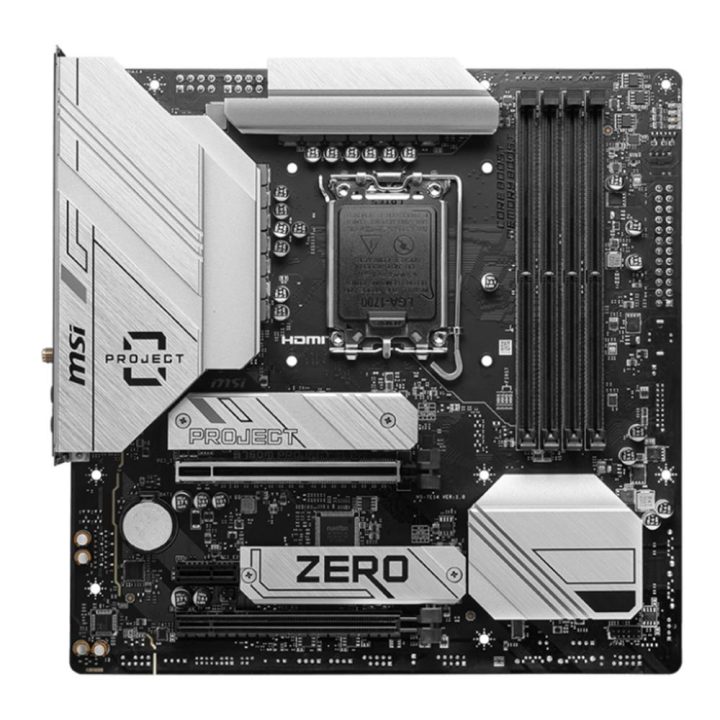 MSI B760M Project Zero Intel B760 LGA 1700 micro ATX